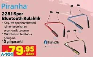 PİRANHA SPOR BLUETOOTH KULAKLIK